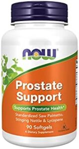 NOW Dietary supplements, Prostate Assist, Prostate Guidance, with Standardized Observed Palmetto, Stinging Nettle & Lycopene, 90 Softgels